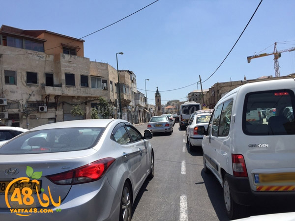 ازدحامات مرورية في شوارع البلاد بسبب الاعمال في قطار اسرائيل